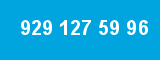 929 127 59 96 929 127 59 96